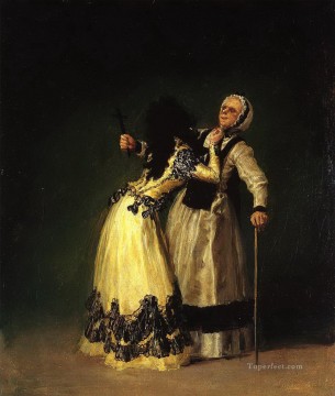  francis arte - La duquesa de Alba y su dueña Francisco de Goya